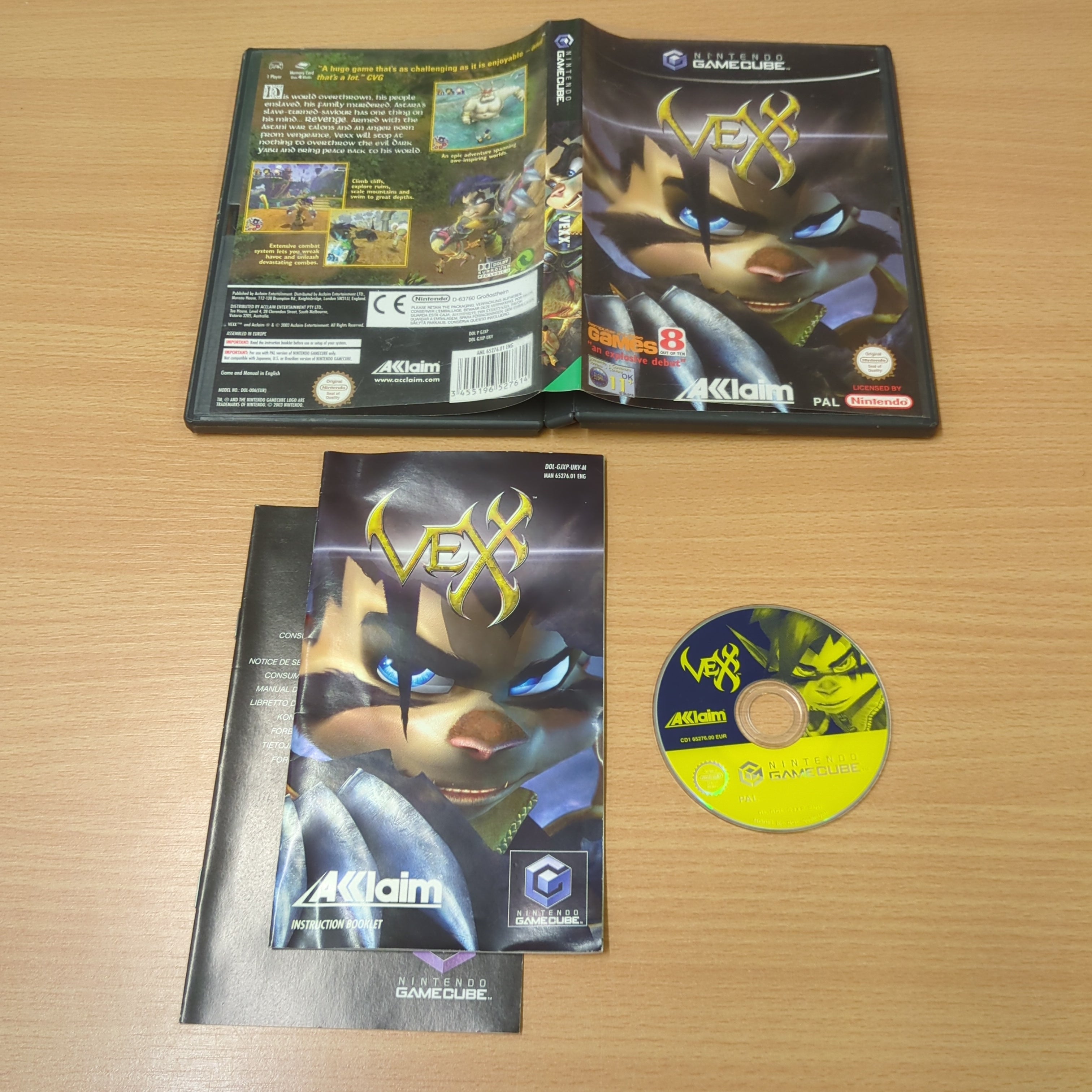 Vexx Nintendo GameCube game Vexx Nintendo GameCube game